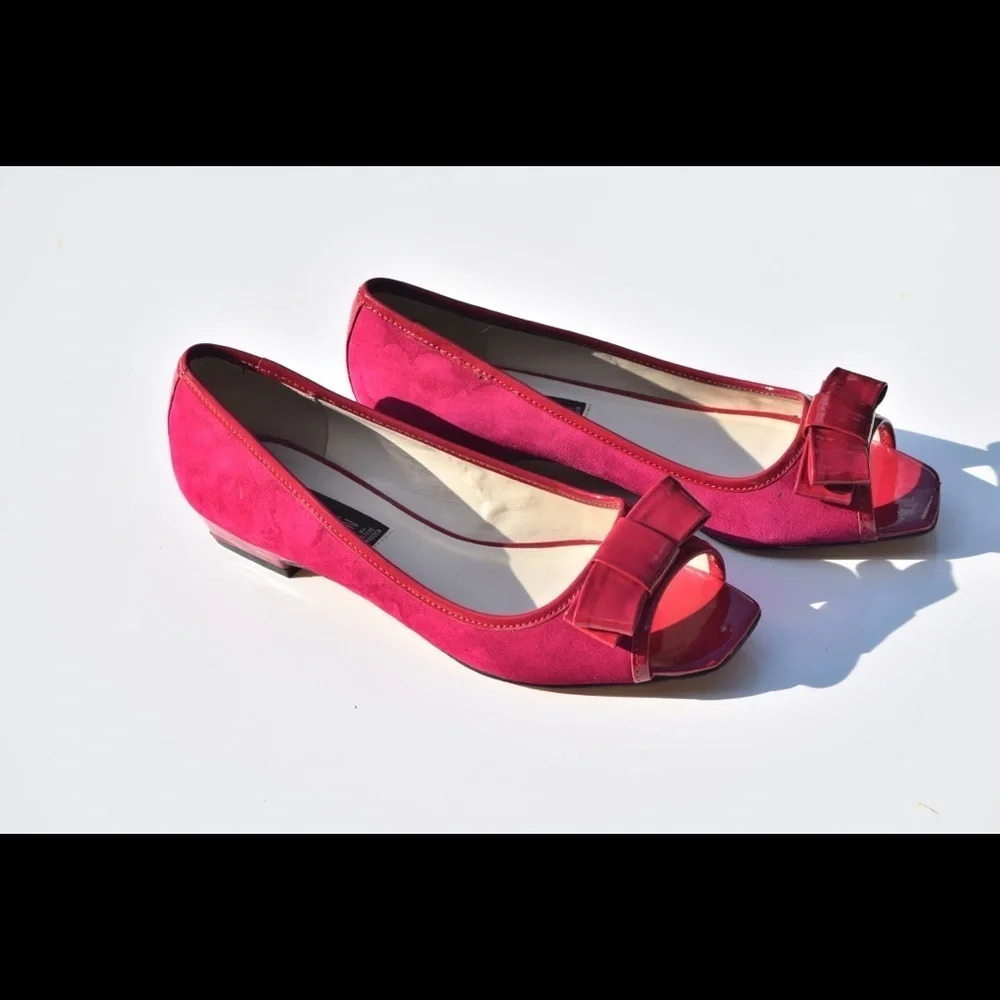 Steven by Steve Madden peep toe flats